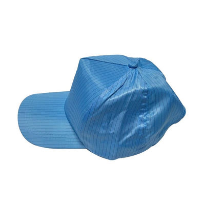 Cleanroom Anti Static 99% Polyester 1% Carbon Fiber ESD Cap SGS