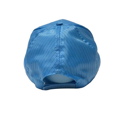 Cleanroom Anti Static 99% Polyester 1% Carbon Fiber ESD Cap SGS