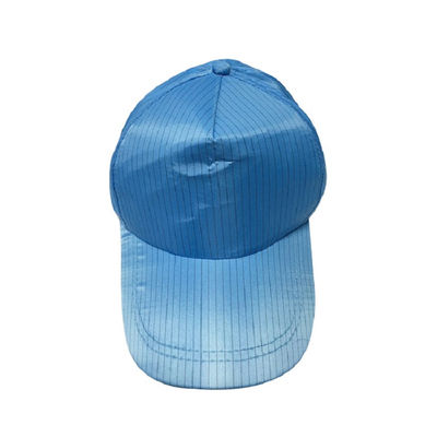 Cleanroom Anti Static 99% Polyester 1% Carbon Fiber ESD Cap SGS