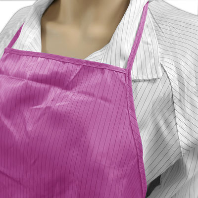 Washable Anti Static ESD Stripe Apron For Cleanroom