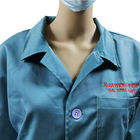 Cleanroom 65% Polyester 35% Cotton Short Sleeve ESD apparel