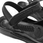 Cleanroom ESD Antistatic Black PU Leather Sandals