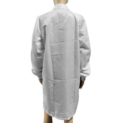 Class 100 Cleanroom 5mm Grid ESD Anti Static Garments