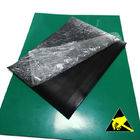Green Blue Black Grey ESD Rubber Mat Anti Static For Workplace Table / Floor