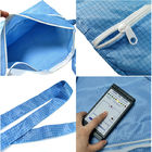 Cleanroom 5mm Strip Blue Fabric Anti Static ESD Bag Dust Free