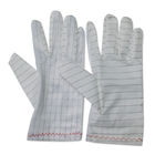 Anti Slip Lint Free PU Fabric Esd Safe Gloves for Cleanroom Industrial