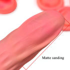 Pink Chlorination Latex Disposable Finger Cots Textured Matte Non Slip
