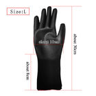 Lengthen Anti Static Gloves Polyester Black ESD PU Palm Coated