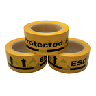ESD Protected Area Yellow Antistatic PVC Warning Tape Industrial