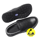Industrial Cleanroom Black ESD Safety Shoes Anti Slip Comfortable