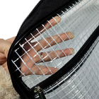 Laminated Mesh Transparent PVC Grid Shoulder Bag Dust Free ESD Anti Static
