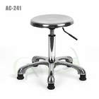 Stainless Steel Metal Round ESD Safe Chairs Anti Static For Lab