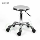 Stainless Steel Metal Round ESD Safe Chairs Anti Static For Lab