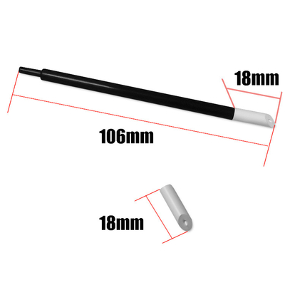 High Absorbency Black PP Stick Printer Cleaning Cleanroom Consumables