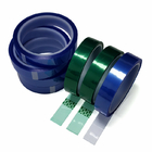 Custom Size High Temperature Resistant Blue Green Color Masking PET Tape