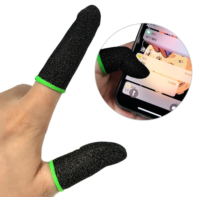 Elastic Anti Sweat Gaming Finger Sleeves For Mobile Game