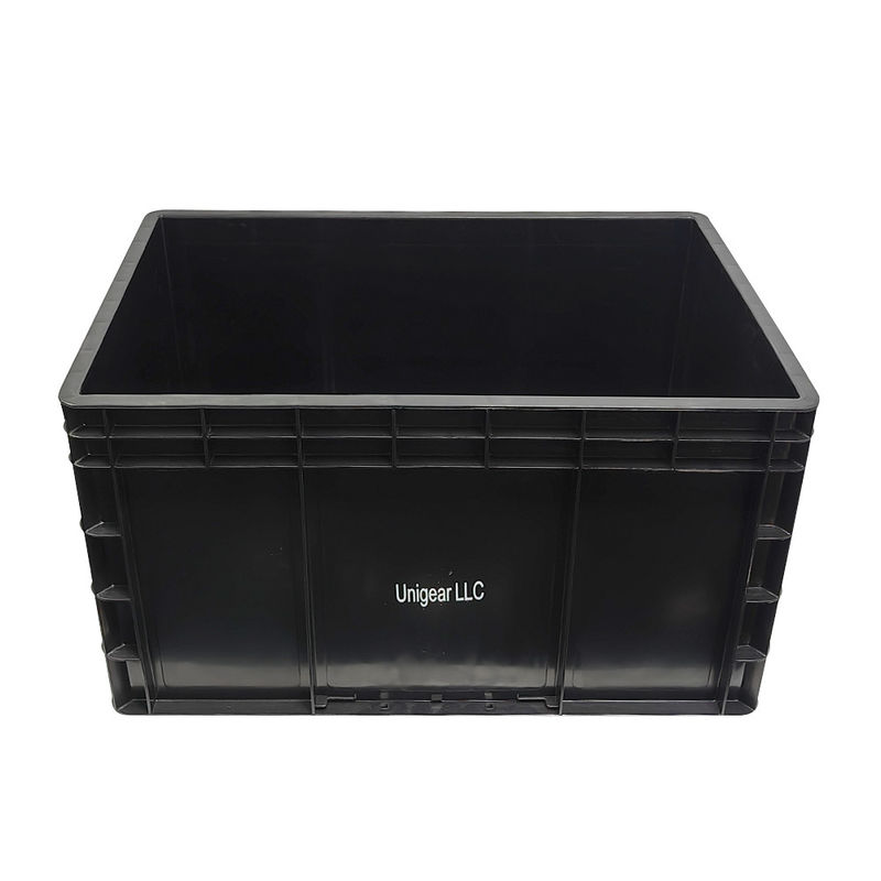 600*400*230mm Black ESD Antistatic Plastic Box Electronic Parts Box Anti-Static Box for Electronics Industry