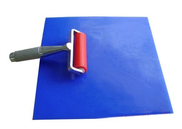 Blue Reusable Sticky Mats Silicon Material Tacky Floor Mats Size 600X900mm