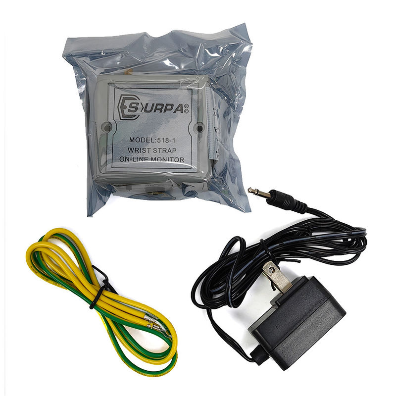 Authentic SURPA 518-1 Electrostatic Ring Online Monitor Anti Static Wristband Alarm Grounding Monitor