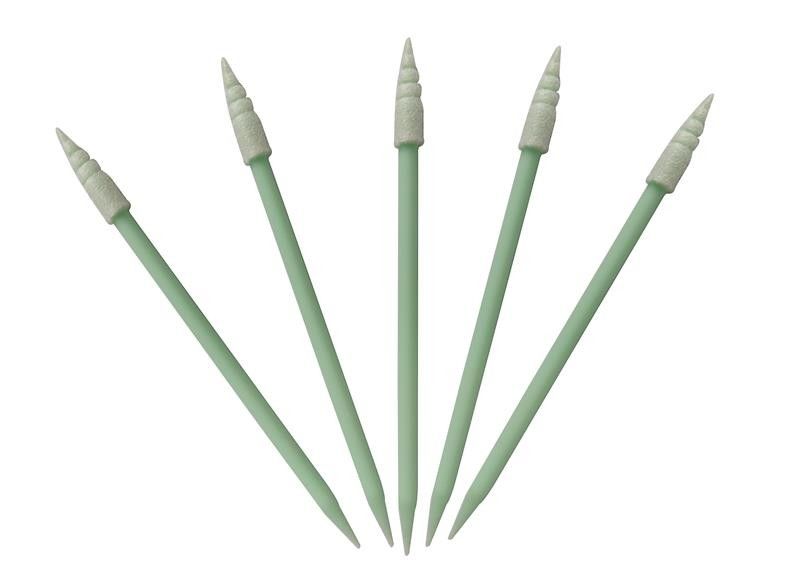 Small Compressed 100 Ppi Polyurethane Foam Swabs With Short PP Handle