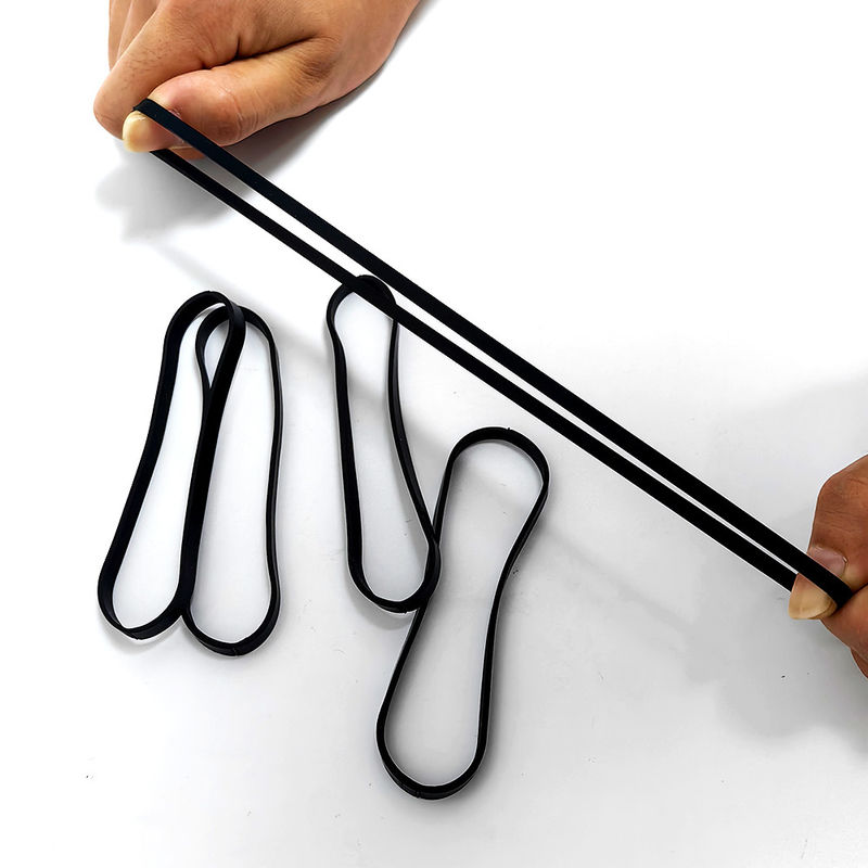 104 X 4 X 1.5mm Black ESD Antistatic Conductive Silicone Band For Electronic Components