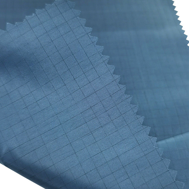 Polyester Carbon Fiber 5mm Grid ESD Anti Static Fabric For Cleanroom