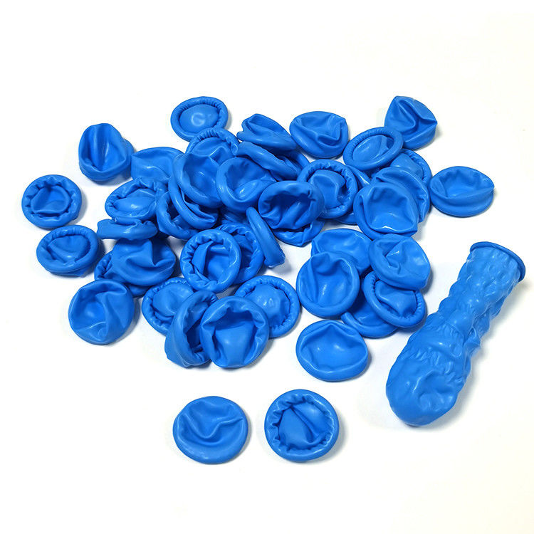 Cleanroom Blue Disposable Nitrile Finger Cots AntiStatic S M L XL