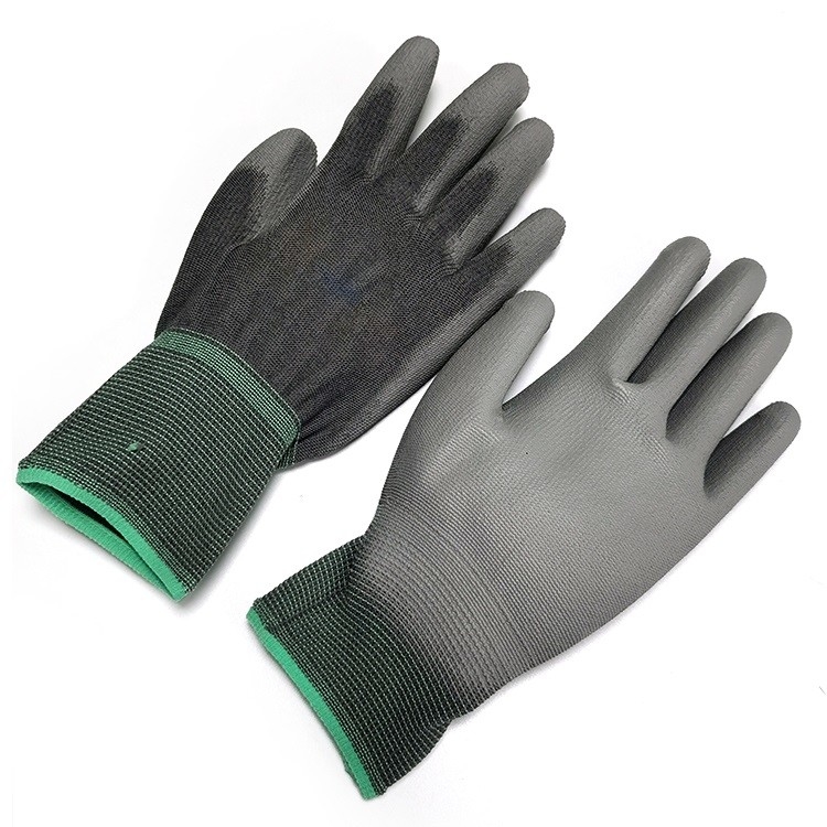 ESD Anti Static PU Coating Gloves For Industrial Wear