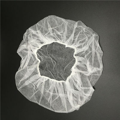 21" Polypropylene Bouffant Caps 10GSM For Examination / Cleanroom Environments