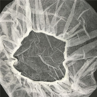 21" Polypropylene Bouffant Caps 10GSM For Examination / Cleanroom Environments