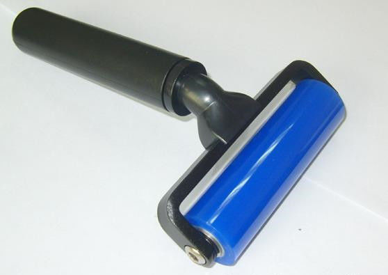 Reusable Silicone DCR Cleanroom Sticky Roller Plastic Frame Handle Size 6" / 12" Available