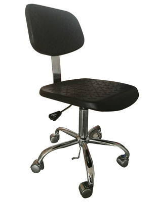 Polyurethane ESD Safe Chairs Anti Static w/Chrome Base And Aluminum Castor