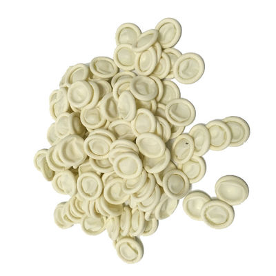 ASTM D3772 Anti Static Gloves General Purpose White Powdered Latex Finger Cots