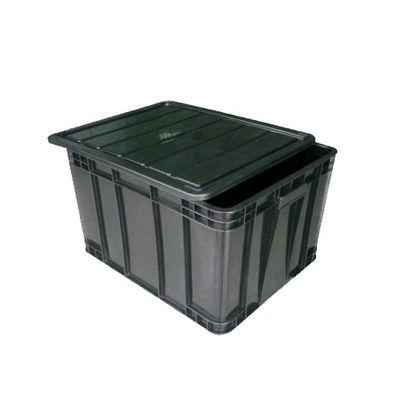 Black ESD Packaging Materials Conducive Containers For Storage Static Sensitive Parts