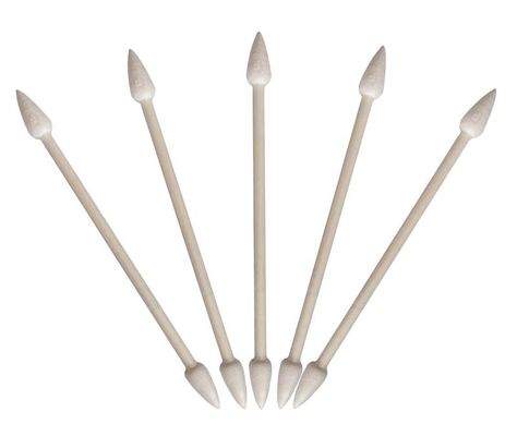 HDD Components Clean Room Cotton Swabs 3 Inch Standard Paper Handle