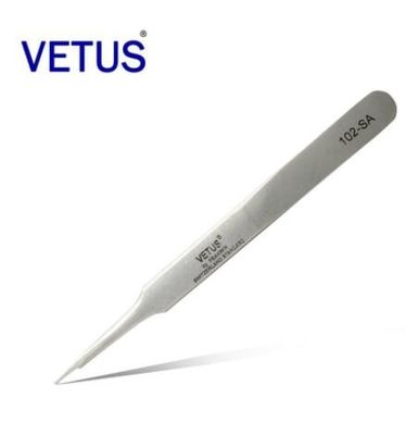 Anti Magnetic Non ESD Safe Tools Precision Tweezers Stainless Steel