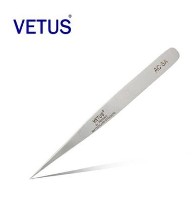 Anti Magnetic Non ESD Safe Tools Precision Tweezers Stainless Steel