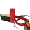 Anti static Heel Straps Bright Red Ribbon with Hook and Loop Fastener