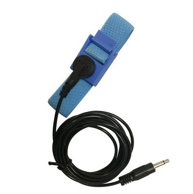 ESD Safe Anti Static Wrist Strap Dual Wire Adjustable Woven With 4 MM Buckle