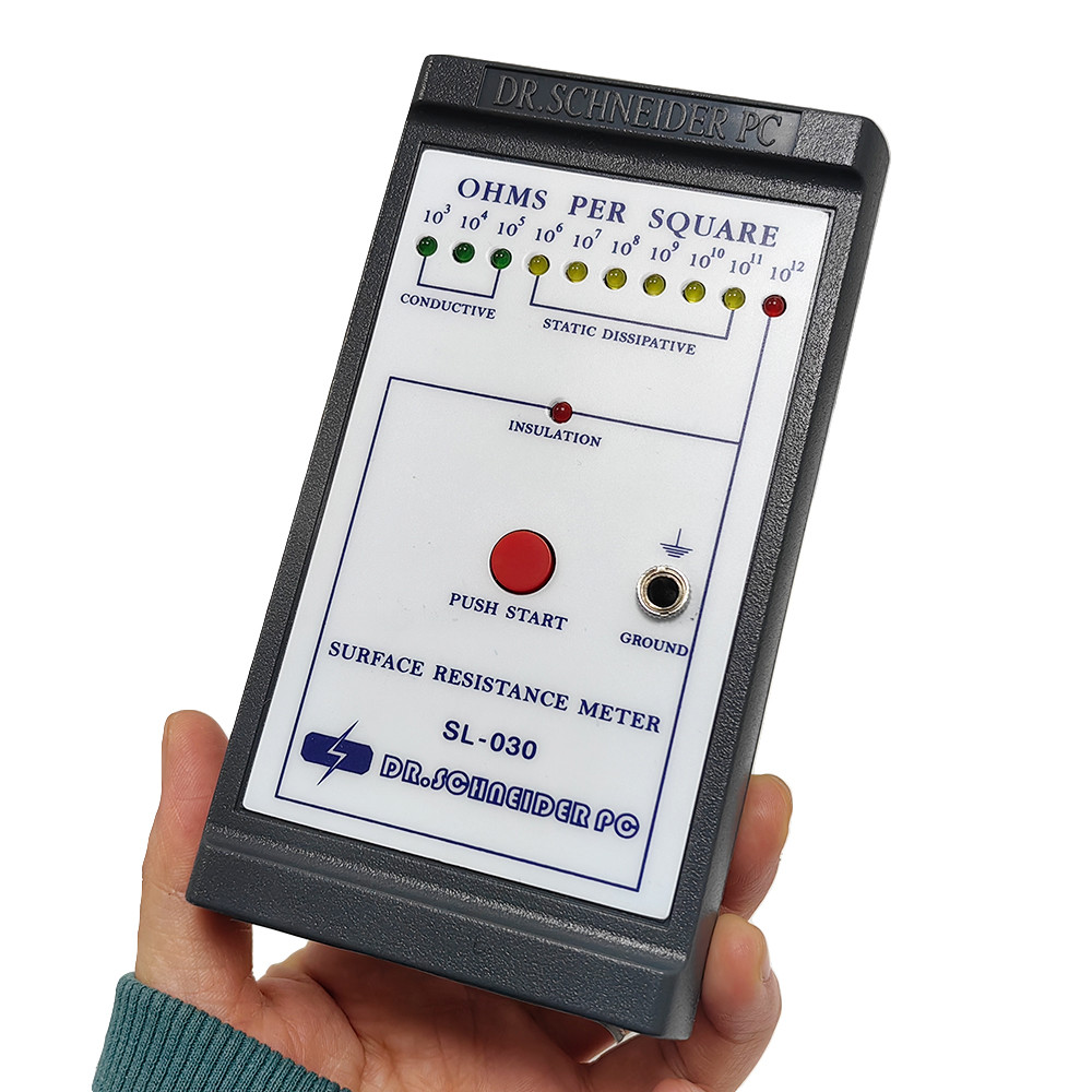 SL-030 Digital Surface Resistivity Tester ESD Testing Device Antistatic ...