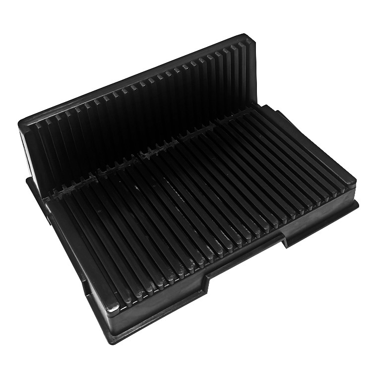 PP Plastic Turnover ESD PCB Storage Racks L Shaped Anti Static