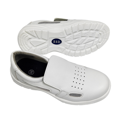 Antistatic Steel Toe Safety Shoes ESD PU Outsole Industrial Cleanroom