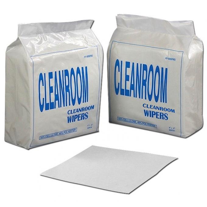 Disposable Soft Non Woven Cleanroom Wiper 9" X 9" For Dust Remove 0