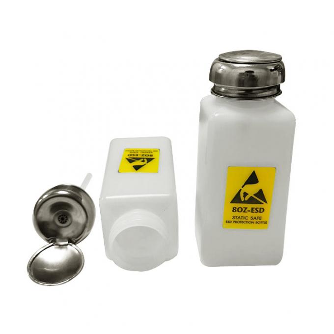 Antistatic ESD White Bottle 200ml Chemical Alcohol Solvent Dispenser
