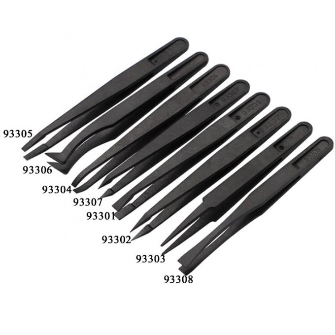 Needle Tip ESD Plastic Anti Static Tweezers For Industry 0