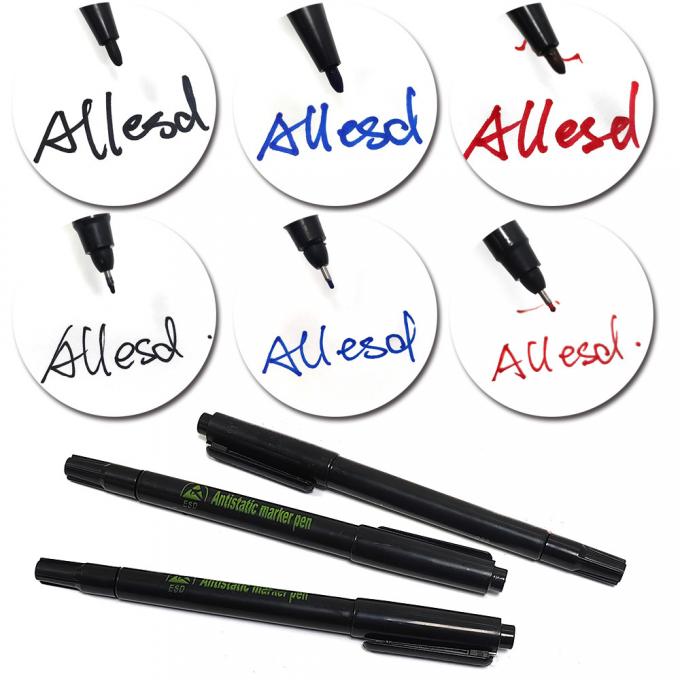 Black Red Blue Ink Cleanroom Office Stationery Marking Pen ESD Antistatic Refillable Marker Pen 0