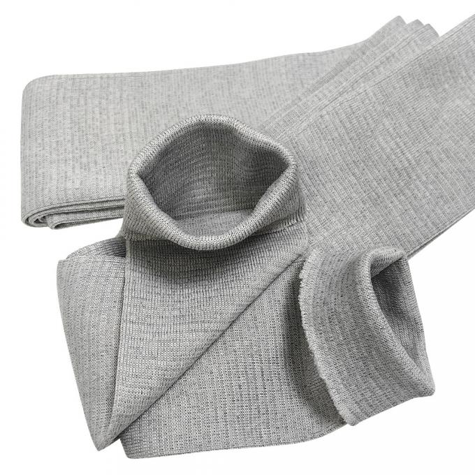 Polyester Rib Cuff 90% Polyester 10% Carbon Fiber Tubular ESD Antistatic Rib Circular Knit ...