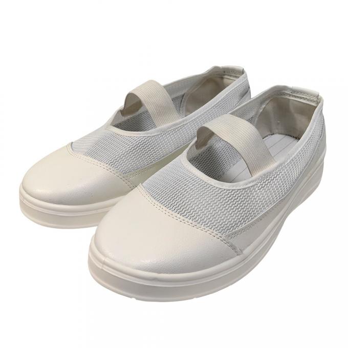 Safety Elastic Open Back Type ESD Antistatic Cleanoom Mesh Shoes for Industrial Workwear 0