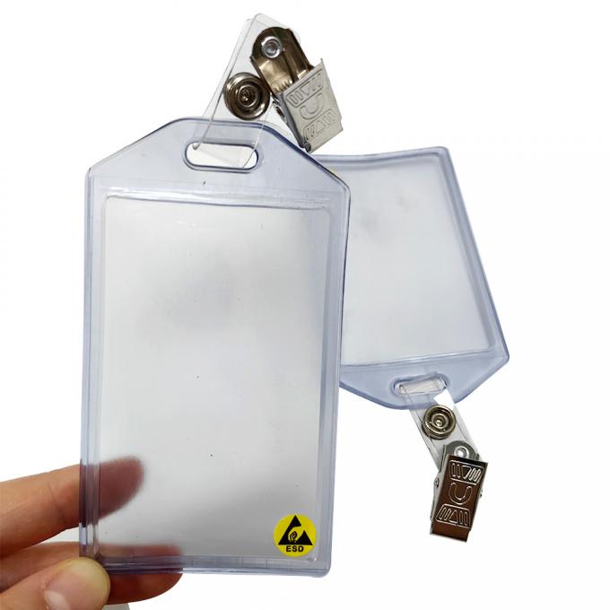 Transparent WorK Plate Office Stationery ESD Antistatic Work Badges 1