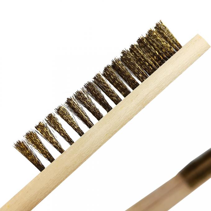 205cm Electronic Component Cleaning Steel Wire Brush Copper Plated Steel Brush 0
